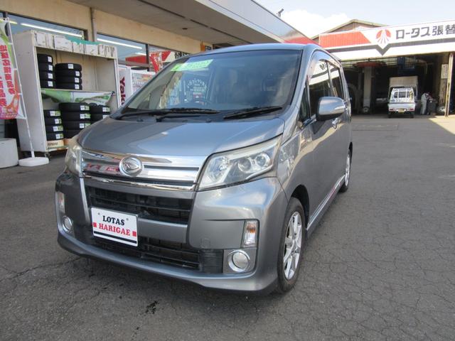 ムーヴ カスタム X カロッツェリアナビ 地デジ HIDオートライト FOGライト ETC キーフリー(40枚目)