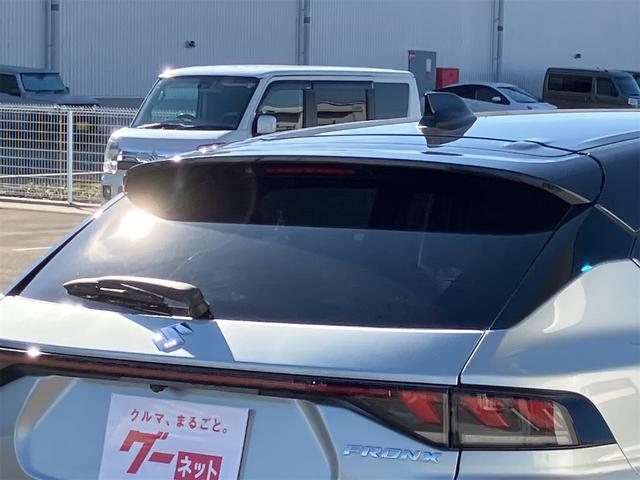 フロンクス ベースグレード　全方位モニター　メモリーナビ　オートクルーズ　ＵＳＢ接続可　スマートキー　ライトレベライザー　プッシュスタート　パドルシフト　オートライト　シートヒーター　ＬＥＤヘッドライト　純正アルミ　特別色（22枚目）