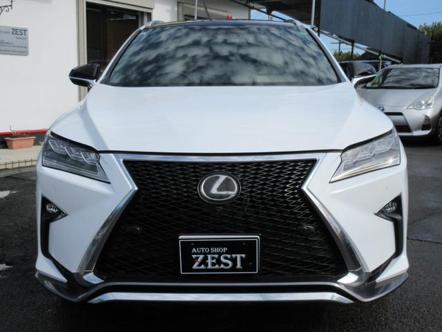 RX RX200t Fスポーツ ワンオーナー 禁煙車 パノラマルーフ 360度カメラ 白革シート ターボ 4WD 3眼LED セーフティシステムプラス 純正ナビ 純正20インチAW HUD シートヒーター シートクーラー(2枚目)