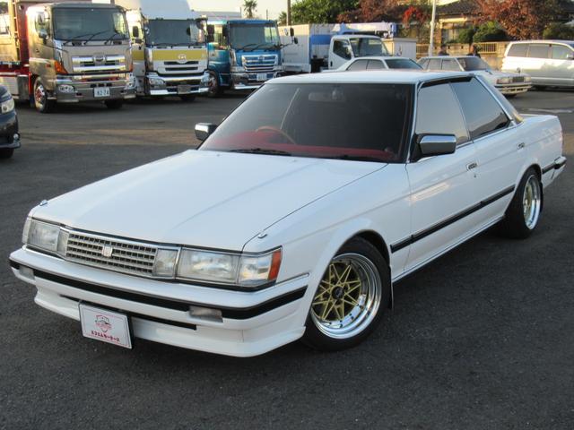 マークII グランデ 純正5速MT Equip15インチAW CUSUCO車高調 社外触媒 社外マフラー 社外ナビ バックカメラ(3枚目)