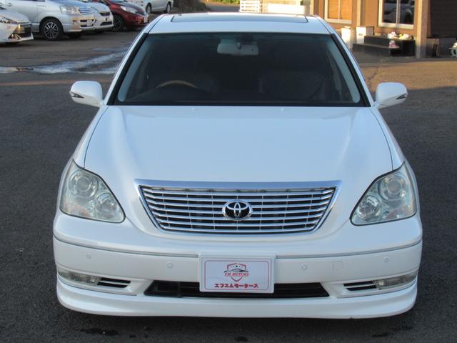 セルシオ eR仕様 純正エアロ 黒皮 マークレビンソン 車高調 クレンツェ20インチ 社外マフラー(4枚目)