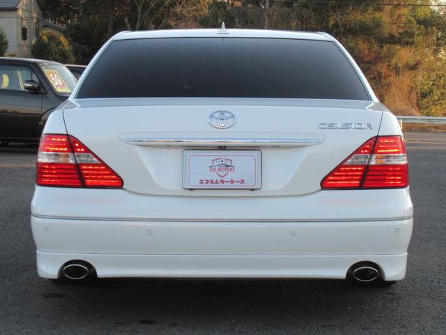 セルシオ eR仕様 純正エアロ 黒皮 マークレビンソン 車高調 クレンツェ20インチ 社外マフラー(10枚目)