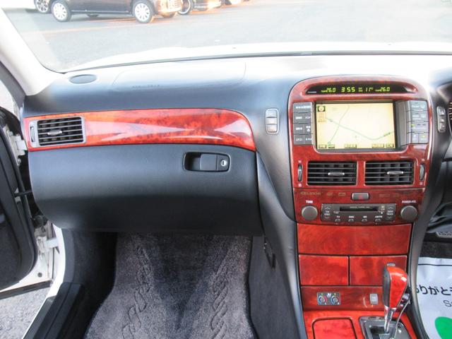 セルシオ eR仕様 純正エアロ 黒皮 マークレビンソン 車高調 クレンツェ20インチ 社外マフラー(35枚目)