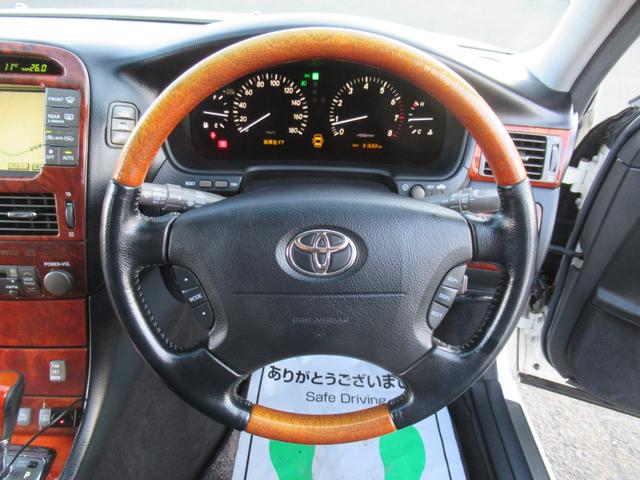 セルシオ eR仕様 純正エアロ 黒皮 マークレビンソン 車高調 クレンツェ20インチ 社外マフラー(36枚目)