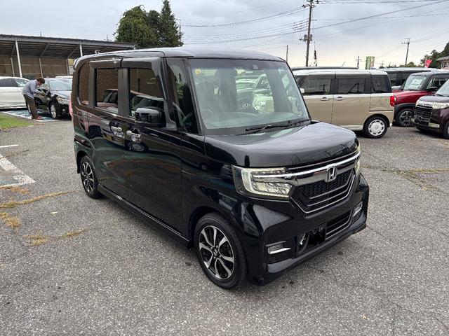 N-BOXカスタム G・Lホンダセンシング ナビ・TV・ETC・バックカメラ・クルーズコントロール・車線逸脱警報・衝突軽減警報・プッシュスタート・電動スライドドア(3枚目)