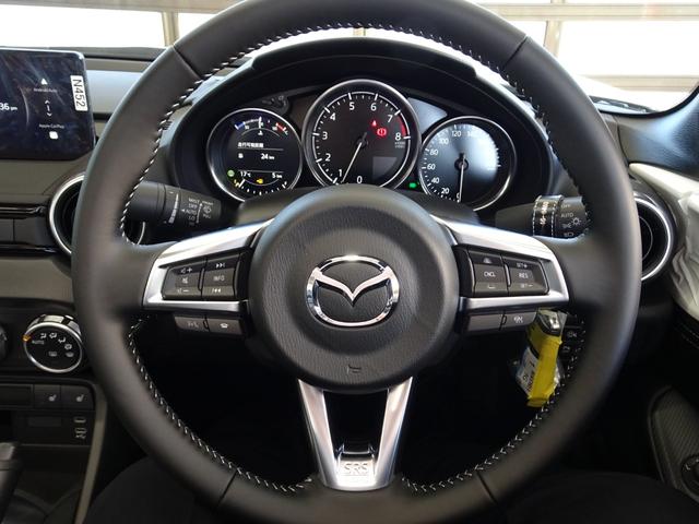 ロードスター Sスペシャルパッケージ 登録済み未使用車 6速MT ツーリングパッケージ フロアマット バックカメラ ナビ用SDカード ボディコーティング ETC シートヒーター レーダークルーズコントロール 純正アルミホイール 衝突軽減(38枚目)