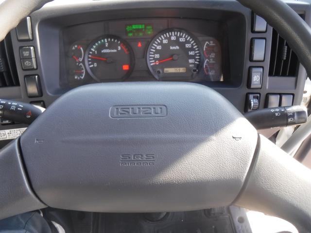 フォワード 　Ｌゲート　ダンプ　３．４５ｔ積載　手動コボレーンＥＴＣ　Ｆ６速ＭＴ　ターボ上物：新明和ＤＲＦ４－１７ＳＹ走行距離：７５，９１９ｋｍ　燃料：軽油※スペアキー無（48枚目）