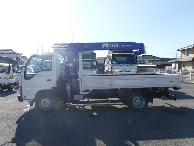 エルフトラック ワイドロング 4段クレーン フックイン2.93t吊ラジコン 3.95t積載 塗装仕上済 ETC F6速MT ターボ工具 ジャッキ 取扱説明書 スペアキー1本(4枚目)