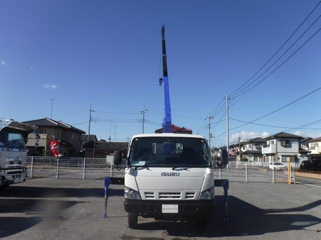 エルフトラック ワイドロング 4段クレーン フックイン2.93t吊ラジコン 3.95t積載 塗装仕上済 ETC F6速MT ターボ工具 ジャッキ 取扱説明書 スペアキー1本(38枚目)