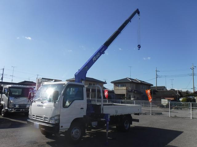 エルフトラック ワイドロング 4段クレーン フックイン2.93t吊ラジコン 3.95t積載 塗装仕上済 ETC F6速MT ターボ工具 ジャッキ 取扱説明書 スペアキー1本(39枚目)