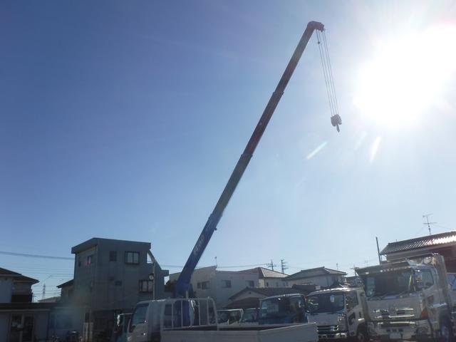 エルフトラック ワイドロング 4段クレーン フックイン2.93t吊ラジコン 3.95t積載 塗装仕上済 ETC F6速MT ターボ工具 ジャッキ 取扱説明書 スペアキー1本(41枚目)