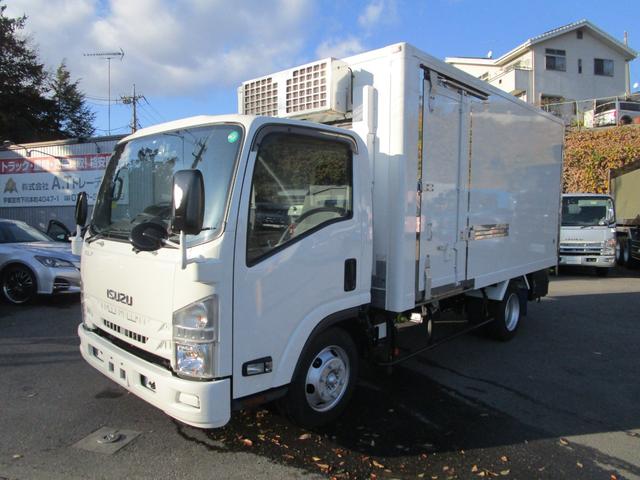 エルフトラック 　冷蔵冷凍　－３０度設定　２室冷凍　スタンバイ２００Ｖ　３．５ｔ積載バックカメラ　ＥＴＣ　写真逸脱装置　車間センサーＡＴターボ冷凍機：東プレ車両総重量：７，３５５ｋｇ　準中型免許工具　ジャッキ（3枚目）