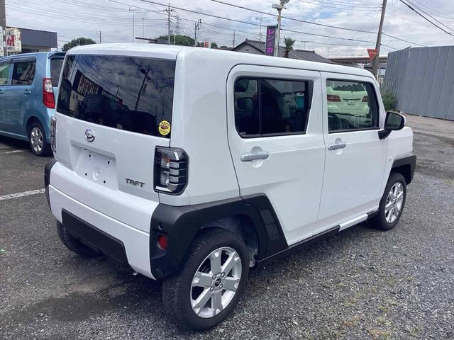 タフト Ｘ　４ＷＤ　バックカメラ　クリアランスソナー　衝突被害軽減システム　オートライト　ＬＥＤヘッドランプ　スマートキー　アイドリングストップ　電動格納ミラー　サンルーフ　ＣＶＴ　盗難防止システム　ＡＢＳ（17枚目）