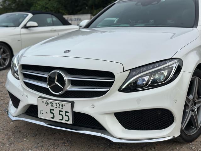 Ｃクラスステーションワゴン Ｃ２２０ｄ　ステーションワゴンローレウスエディション　パノラマサンルーフ　革シート　電動リアゲート　純正１８インチ　シルバールーフレール（55枚目）