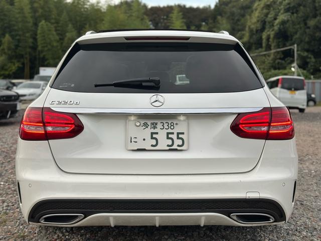 Ｃクラスステーションワゴン Ｃ２２０ｄ　ステーションワゴンローレウスエディション　パノラマサンルーフ　革シート　電動リアゲート　純正１８インチ　シルバールーフレール（72枚目）