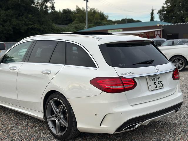 Ｃクラスステーションワゴン Ｃ２２０ｄ　ステーションワゴンローレウスエディション　パノラマサンルーフ　革シート　電動リアゲート　純正１８インチ　シルバールーフレール（73枚目）