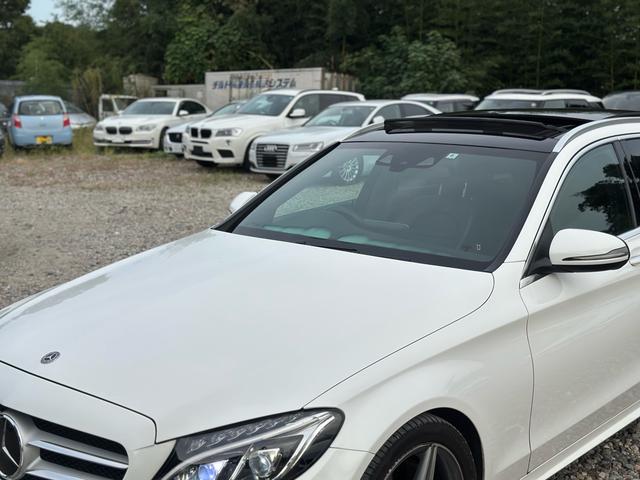 Ｃクラスステーションワゴン Ｃ２２０ｄ　ステーションワゴンローレウスエディション　パノラマサンルーフ　革シート　電動リアゲート　純正１８インチ　シルバールーフレール（74枚目）