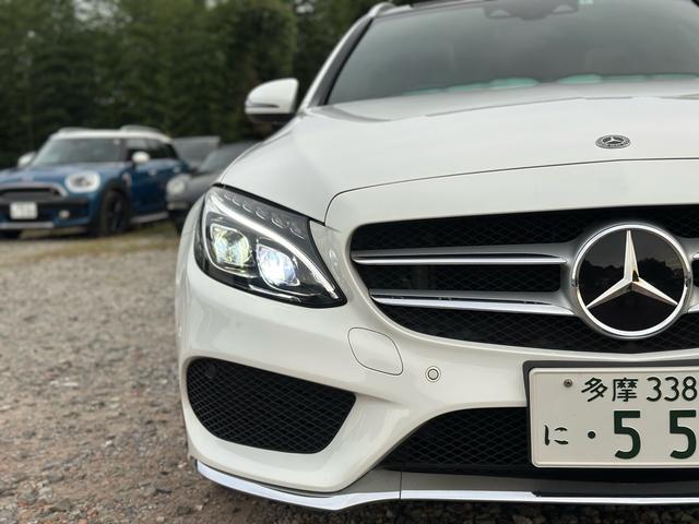 Ｃクラスステーションワゴン Ｃ２２０ｄ　ステーションワゴンローレウスエディション　パノラマサンルーフ　革シート　電動リアゲート　純正１８インチ　シルバールーフレール（75枚目）