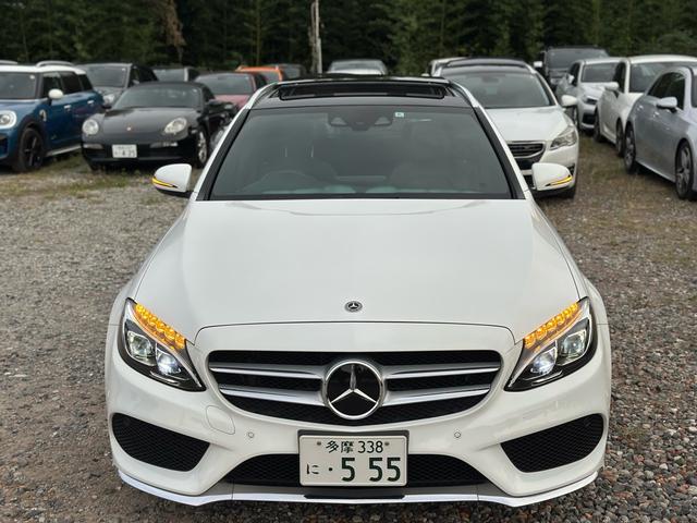Ｃクラスステーションワゴン Ｃ２２０ｄ　ステーションワゴンローレウスエディション　パノラマサンルーフ　革シート　電動リアゲート　純正１８インチ　シルバールーフレール（76枚目）