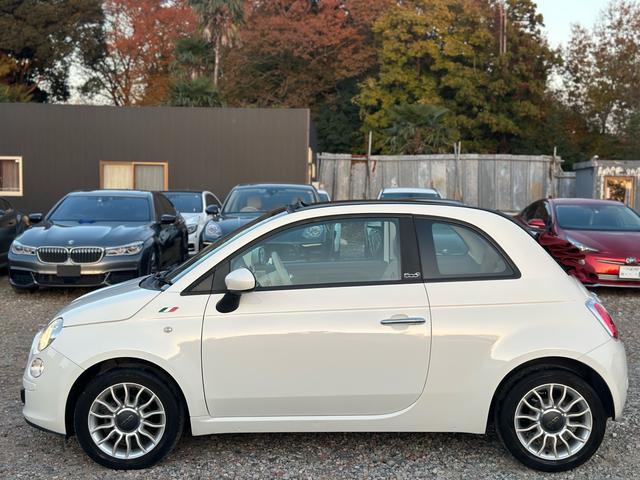 ５００Ｃ １．２　ポップ　電動オープン　アルミ　タイヤ交換済み（4枚目）