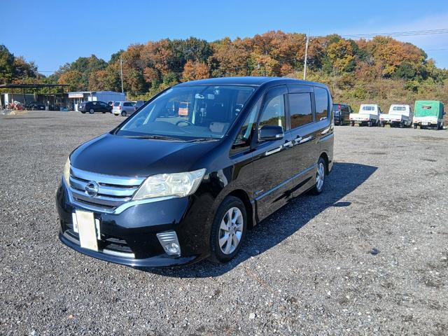 セレナ ハイウェイスター S-ハイブリッド プッシュスタート スマートキー タイミングチェーン 8人乗り リア左パワースライドドア(2枚目)