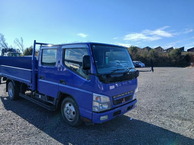 キャンター 　ＮＯＸ適合　ダブルキャブ　パワーゲート　積載量２０００ｋｇ　５速マニュアル　ダブルエアコン　６人乗り（3枚目）