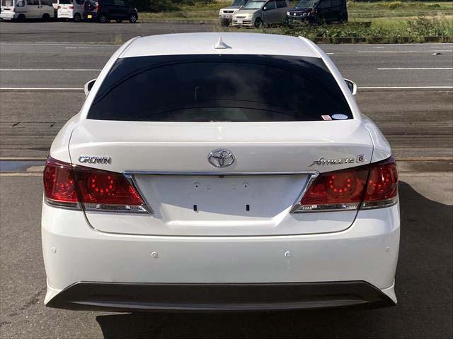 クラウン アスリートＧ　衝突軽減ブレーキ　オートマチックハイビーム　クリアランスソナー　ＨＤＤナビ　Ｂｌｕｅｔｏｏｔｈオーディオ　フルセグ　バックカメラ　ＥＴＣ　　ディスチャージヘッドライト　フォグランプ　　電動シート（6枚目）