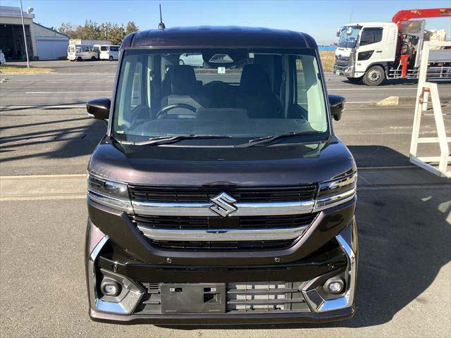 スペーシアカスタム ハイブリッドXS 衝突軽減ブレーキ レーンキープアシスト オートハイビーム 両側スライド片側電動ドア LEDヘッドライト LEDフォグ 純正アルミ 障害物センサー シートヒーター ナビ Bluetooth フルセグ(4枚目)