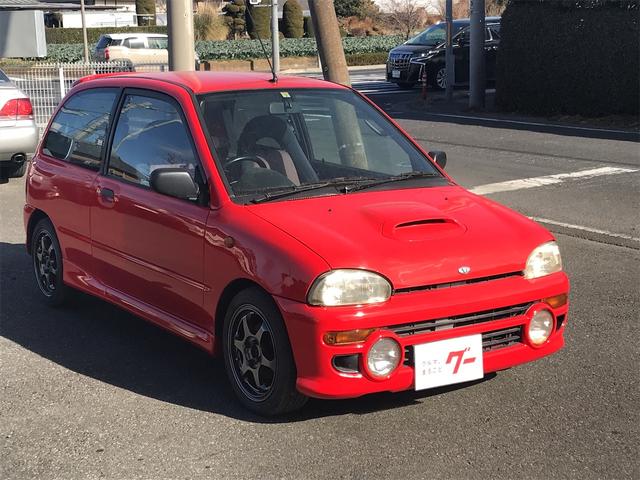 スバル ヴィヴィオ ｒｘ ｒ ターボ車 ５速マニュアル ｍｏｍｏステアリング ｃｄ リアスポイラー リアワイパー 39 8万円 平成9年 1997年 群馬県 中古車 価格 Com