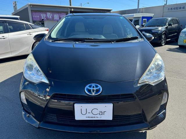 アクア 純正ナビ/バックガイドモニター/地デジ/Bluetooth接続/キーレスキー/ETC/電動格納ミラー/Hライトレベライザー/禁煙/検8年4月/ABS/内外装クリーニング済/取説/保証書/整備点検記録簿(2枚目)