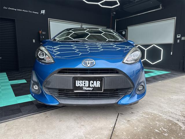アクア Ｓ　車検９年２月／禁煙車／ワンオーナー／格納ミラー／スマートキー／プッシュスタート／ＢＬＵＥＴＯＯＴＨ／ＳＤナビ／バックカメラ／ＬＥＤヘッド／オートライト／ステアリングＳＷ／取説／記録簿／スペアキー／買取（2枚目）
