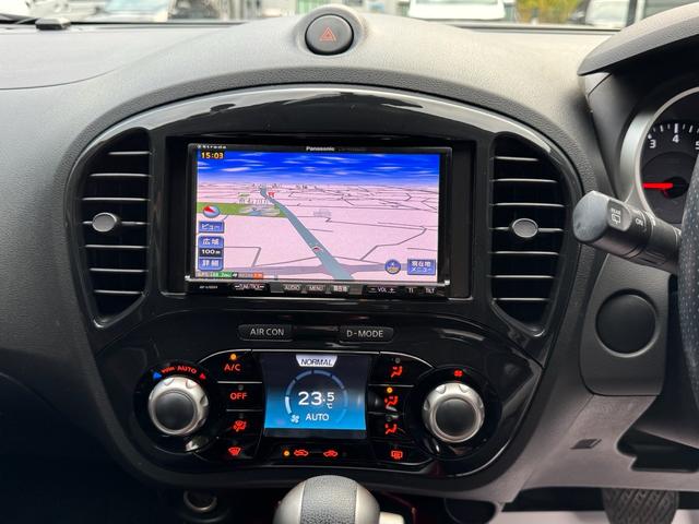 ジューク １５ＲＸ　車検９年３月／純正１７ＡＷ（ブラックペイント）／タイヤ新品ＢＳ／純正ナビ／バックカメラ／ＥＴＣ／オートエアコン／パワステ／ＡＢＳ／パワーウインド／プライバシーガラス／ドアバイザー／買取車／禁煙車（17枚目）