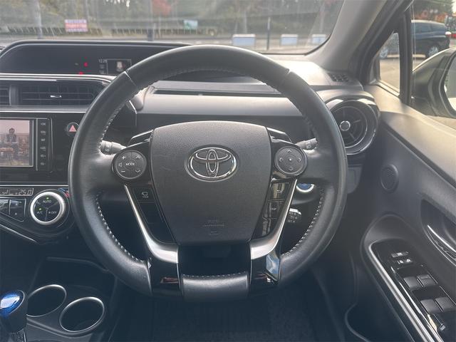 アクア Ｇ　後期型／ワンオーナー／車検８年１０月／禁煙／純正ＳＤナビ／フルセグ／Ｂモニター／ＤＶＤ再生可／ビルトインＥＴＣ／スマートキー／Ｐスタート／Ｃソナー／クルーズコントロール／フォグランプ／整備点検記録簿（16枚目）