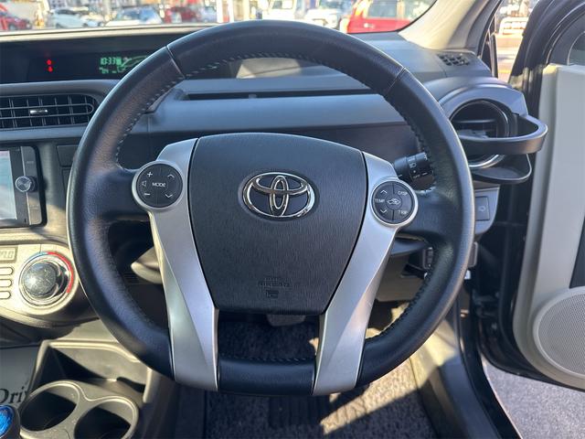 アクア Ｇ　車検２年点検整備付／純正ナビ／ＢＴ接続／フルセグＴＶ／Ｂカメラ／ドラレコ内臓デジタルインナーミラー／ＬＥＤヘッド／ＥＴＣ／ＵＳＢ／Ｐスタート／スマートキー２ケ／純正１５インチＡＷ／保証書／取説／買取（16枚目）