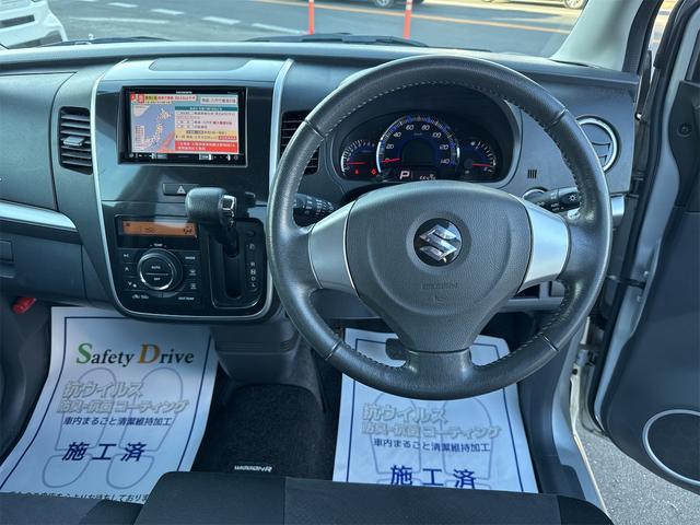 ワゴンR リミテッドII 車検9年8月/ワンオーナー/禁煙車/プッシュスタート/スマートキー2ケ/内外クリーニング済/純正14AW(タイヤ4本新品)/ETC/ドラレコ前後/シートヒーター/ナビ/フルセグ/Bカメラ/CD/DVD(15枚目)