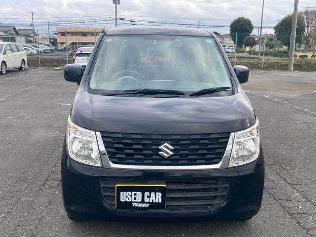 ワゴンＲ ＦＸ　禁煙車／社外ナビ／フルセグＴＶ／ＢＴ／オートエアコン／キーレスキー／アイドリングストップ／フロアマット／エアバッグ／ＡＢＳ／ベンチシート／パワステ／電動格納ミラ－（2枚目）