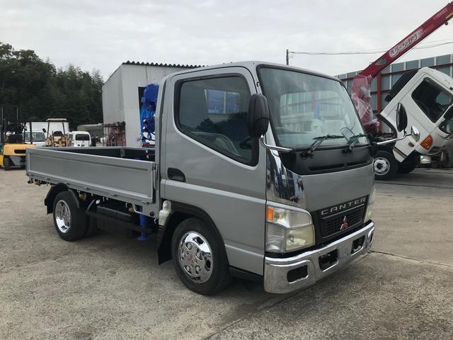 キャンター  横置きクレーン 4段 マニュアル5速 エアコン パワステ パワーウィンドウ 積載量 2000KG Nox.PM適合(44枚目)