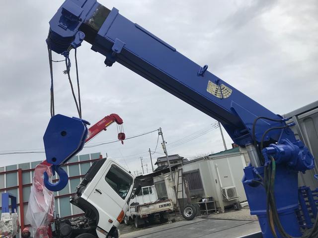 キャンター  横置きクレーン 4段 マニュアル5速 エアコン パワステ パワーウィンドウ 積載量 2000KG Nox.PM適合(59枚目)