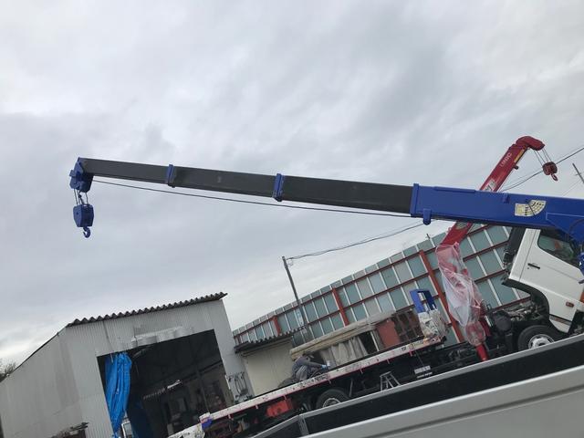 キャンター  横置きクレーン 4段 マニュアル5速 エアコン パワステ パワーウィンドウ 積載量 2000KG Nox.PM適合(60枚目)