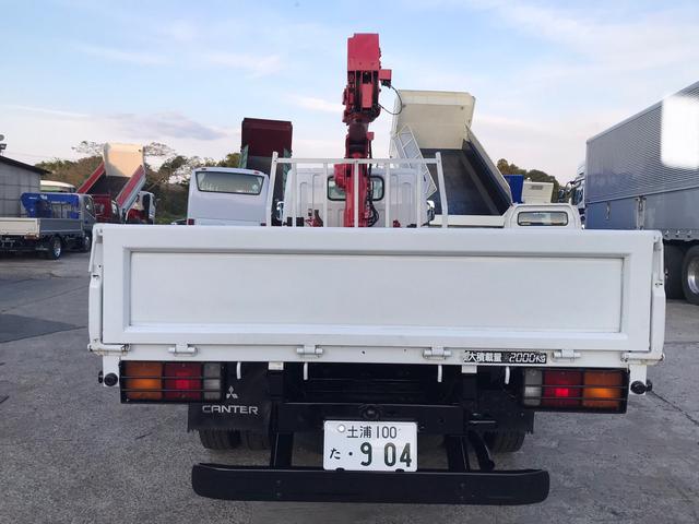 キャンター ユニッククレーン 4段 2.6t フックイン マニュアル5速 エアコン パワステ パワーウィンドウ 積載量 2000KG Nox.PM適合(24枚目)