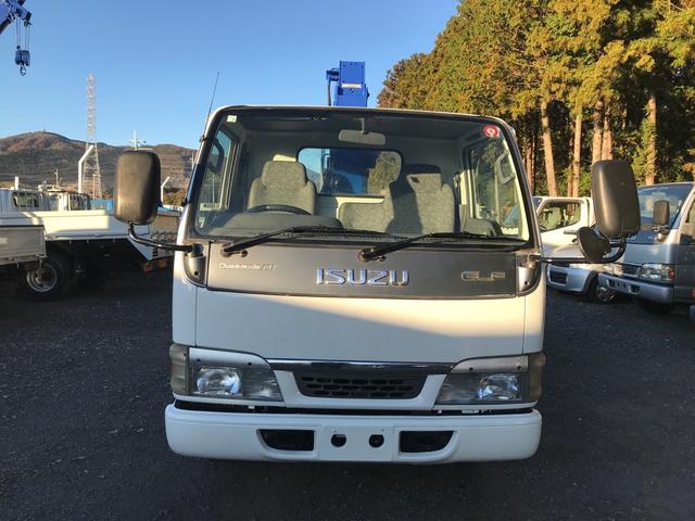 エルフトラック タダノクレーン 3段 フックイン マニュアル5速 エアコン パワステ パワーウィンドウ 積載量 2000KG Nox.PM適合(2枚目)