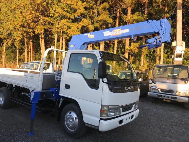 エルフトラック タダノクレーン 3段 フックイン マニュアル5速 エアコン パワステ パワーウィンドウ 積載量 2000KG Nox.PM適合(61枚目)
