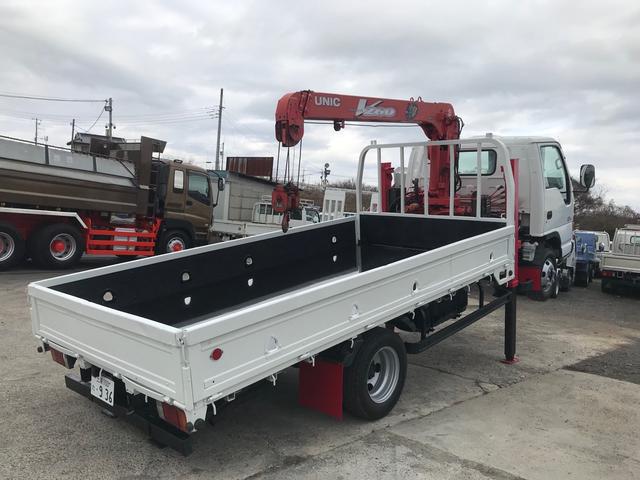 エルフトラック 　ハイジャッキ　ユニッククレーン　Ｖ２６０　３段　２．６３ｔ　エアコン　パワステ　荷台鉄板　積載量　３０００ＫＧ　Ｎｏｘ．ＰＭ適合（61枚目）