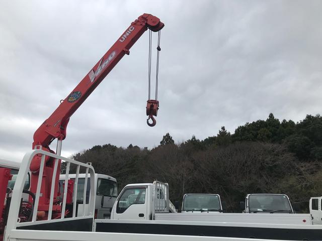 エルフトラック 　ハイジャッキ　ユニッククレーン　Ｖ２６０　３段　２．６３ｔ　エアコン　パワステ　荷台鉄板　積載量　３０００ＫＧ　Ｎｏｘ．ＰＭ適合（64枚目）