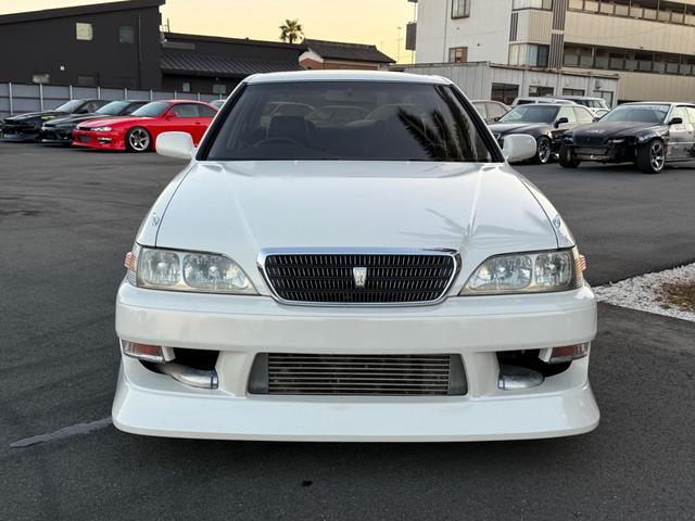 クレスタ エクシードＧ　社外ストレートマフラー／純正触媒／車高調／純正サンル－フ／インタークーラー／Ｃｌｅａｖｅホイール／エンジン載せ換え（ＶＶＴ－Ｉターボエンジン）（2枚目）