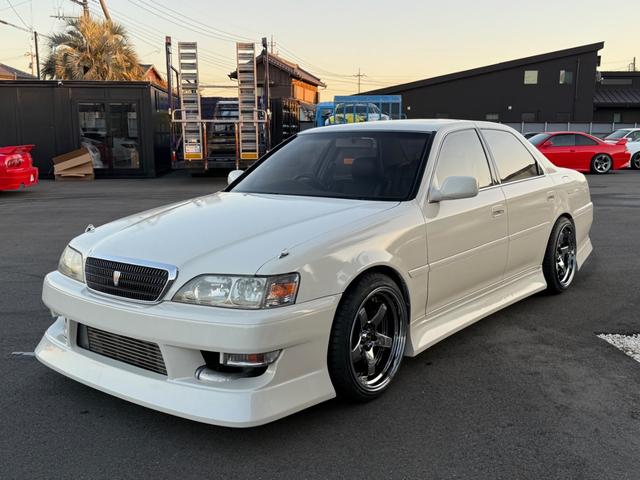 クレスタ エクシードＧ　社外ストレートマフラー／純正触媒／車高調／純正サンル－フ／インタークーラー／Ｃｌｅａｖｅホイール／エンジン載せ換え（ＶＶＴ－Ｉターボエンジン）（3枚目）