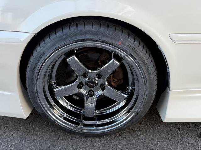 クレスタ エクシードＧ　社外ストレートマフラー／純正触媒／車高調／純正サンル－フ／インタークーラー／Ｃｌｅａｖｅホイール／エンジン載せ換え（ＶＶＴ－Ｉターボエンジン）（18枚目）