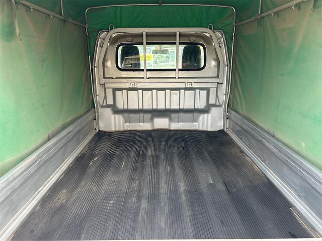 キャリイトラック KCエアコン・パワステ 4WD 3方開 幌付トラック MT エアコン パワーステアリング 運転席エアバッグ 助手席エアバッグ(14枚目)
