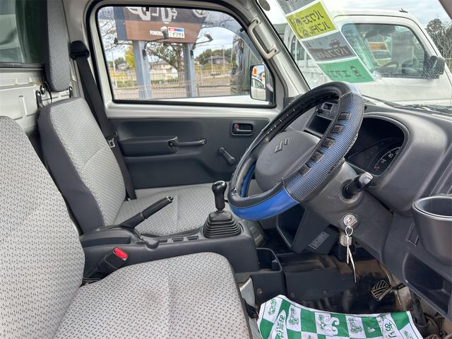 キャリイトラック KCエアコン・パワステ 4WD 3方開 幌付トラック MT エアコン パワーステアリング 運転席エアバッグ 助手席エアバッグ(24枚目)