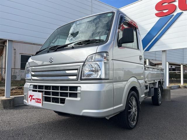 キャリイトラック ＫＣ　４ＷＤ　軽トラック　ＭＴ　ナビ　ＴＶ　オートライト　アルミホイール　ＥＳＣ　エアコン　運転席エアバッグ　助手席エアバッグ　ＣＤ　ＵＳＢ　Ｂｌｕｅｔｏｏｔｈ（2枚目）